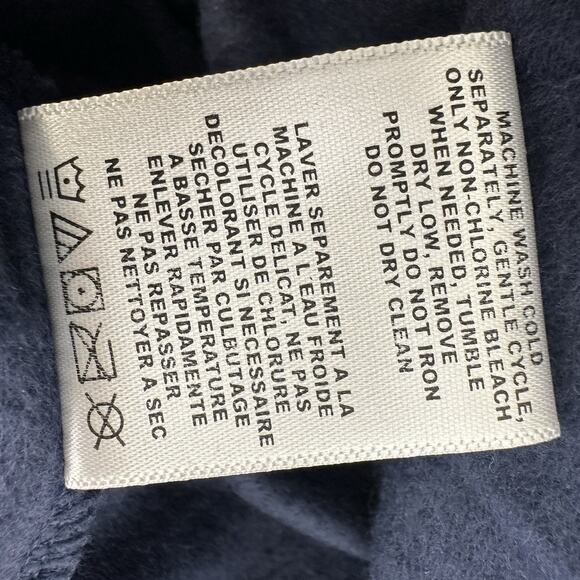 Sub Urban Riot Navy Pullover Sweatshirt XS Striped Retro Casual New - Picture 4 of 5